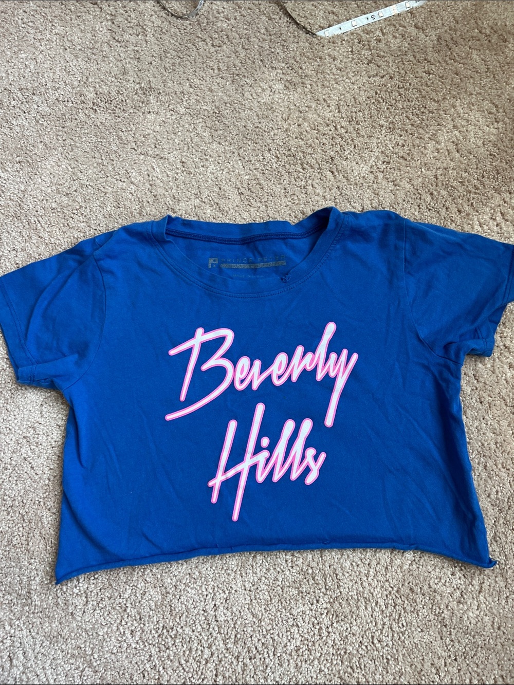 Prince Peter Collection Blue Graphic Tee with Silver Logo